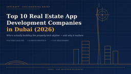 Top 10 Real Estate App Development Companies in Dubai
