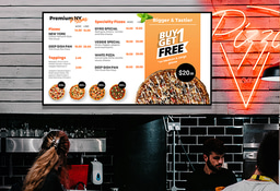 Digital menu board content strategy – keep it simple, clean and straightforward!