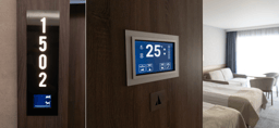ProDVX control panels support room and AV control at Hotel Senator