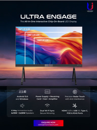 Ultra Engage- The COB-powered All-in-One Interactive LED Display