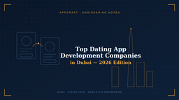 Top Dating App Development Companies in Dubai (2026 Guide)
