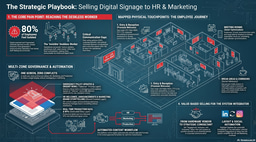 Beyond the Screen: A Strategic Guide to Selling Digital Signage to HR and Marketing