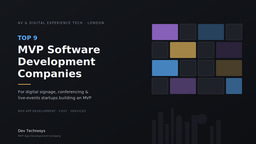 Top 9 MVP Software Development Companies in London for AV & Digital Experience Startups (2026)