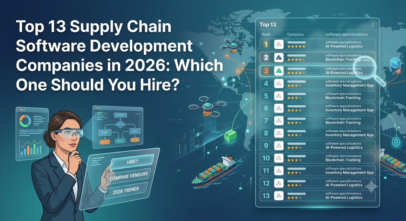 Top 13 Supply Chain Software Development Companies in 2026: Which One Should You Hire?
