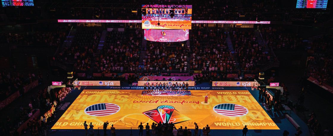 Go Behind the Scenes of the2023 FIBA U-19 Women's Basketball World Cup Glass court!