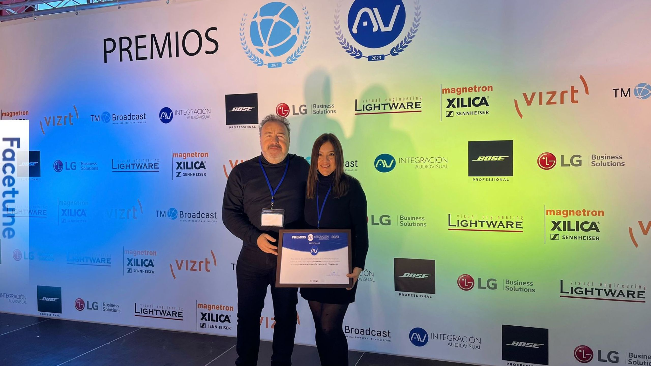 LEDDREAM Group was awarded the Best Audiovisual Integration in Shopping Centers at Puerto Venecia