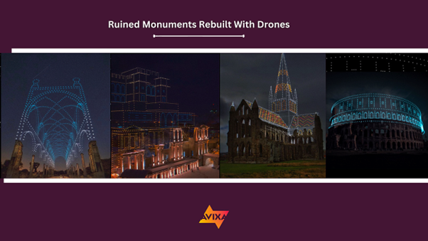 Drones al servicio de la reconstrucción de monumentos históricos