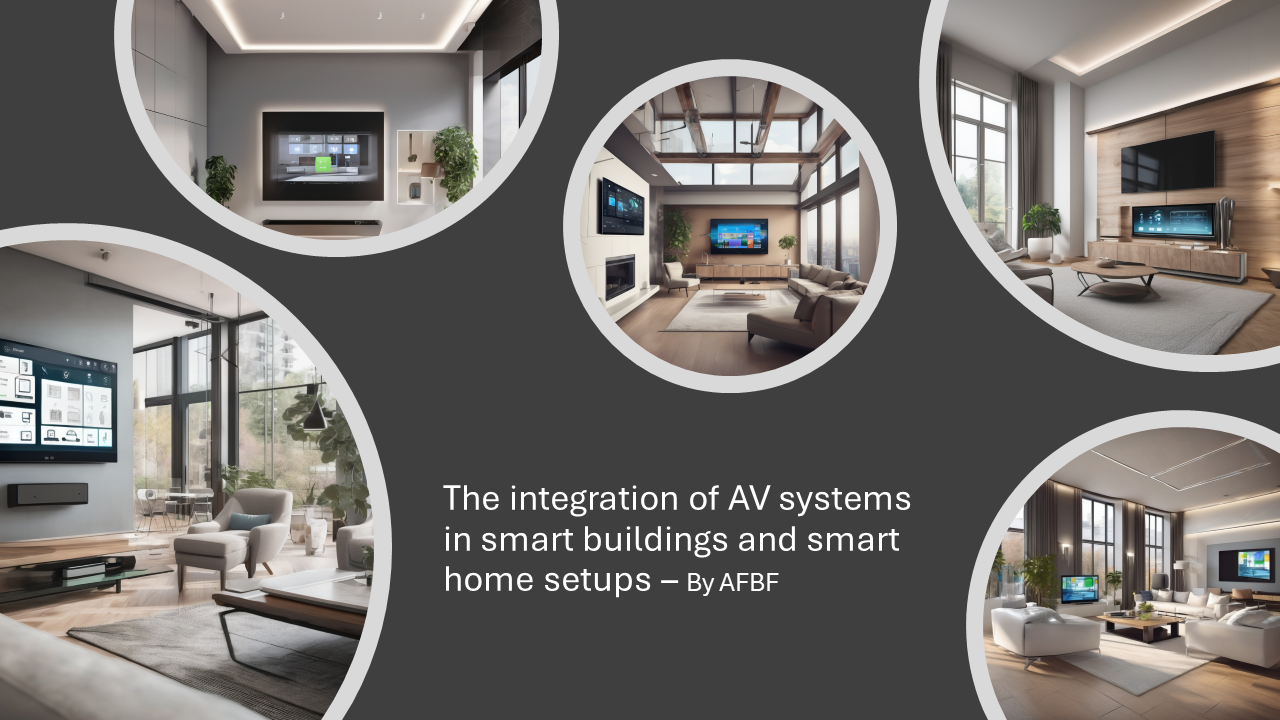 The integration of AV systems in smart buildings and smart home setups