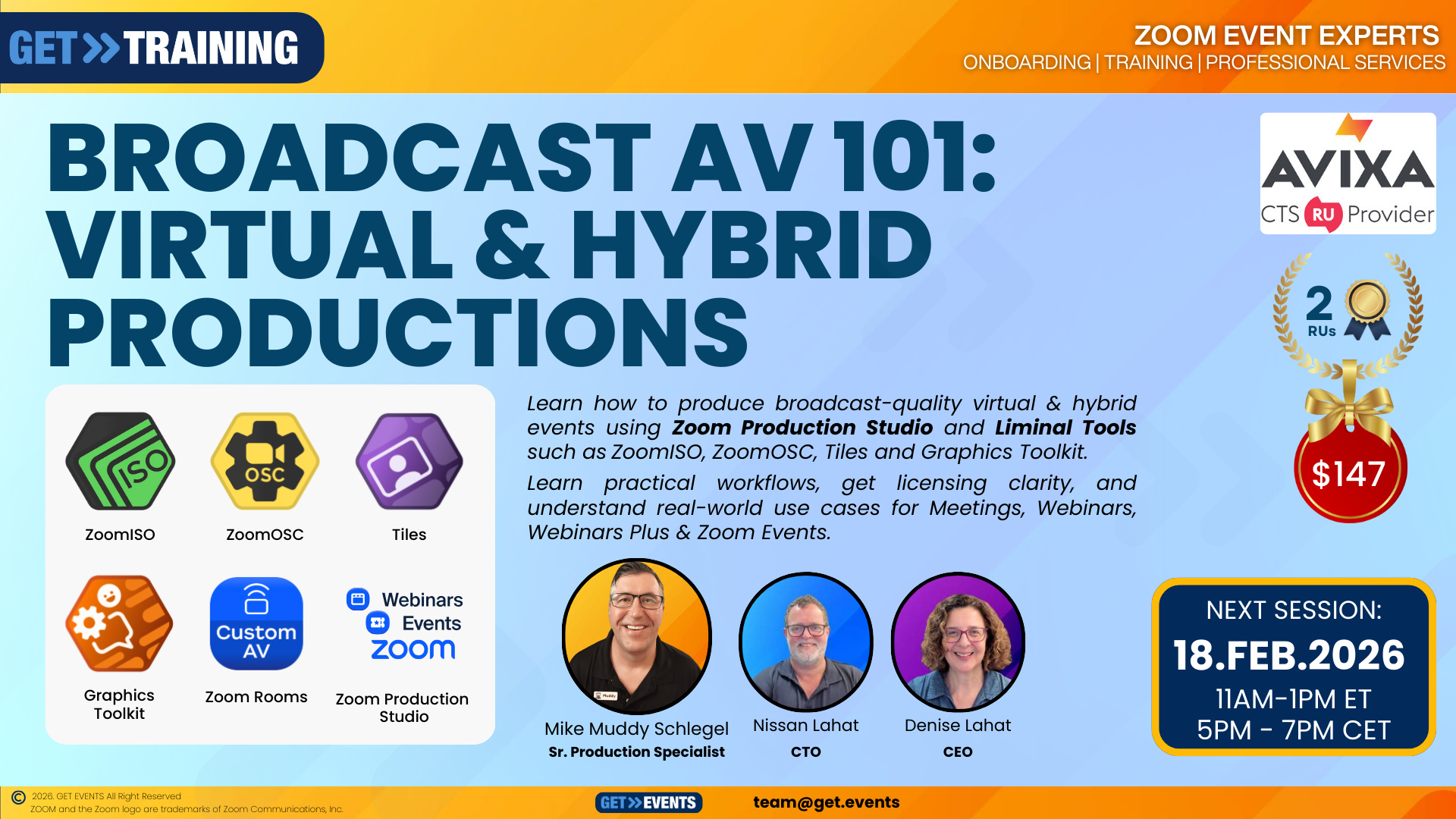 Learn how to take Zoom to Broadcast AV level!