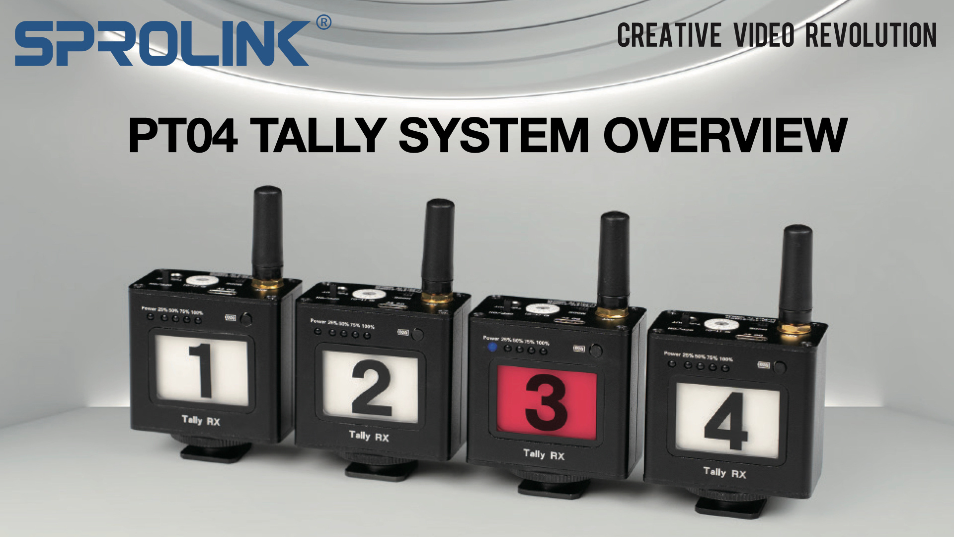 New Sprolink PT04 Tally Light System Overview