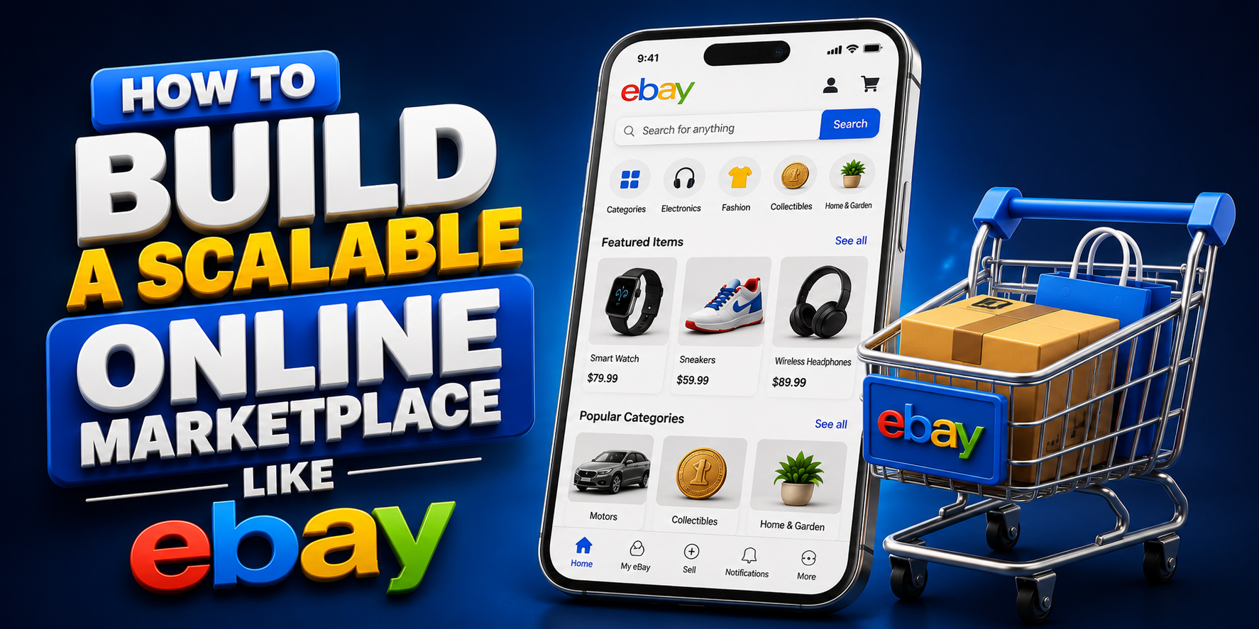 How to Build a Scalable Online Marketplace Like eBay