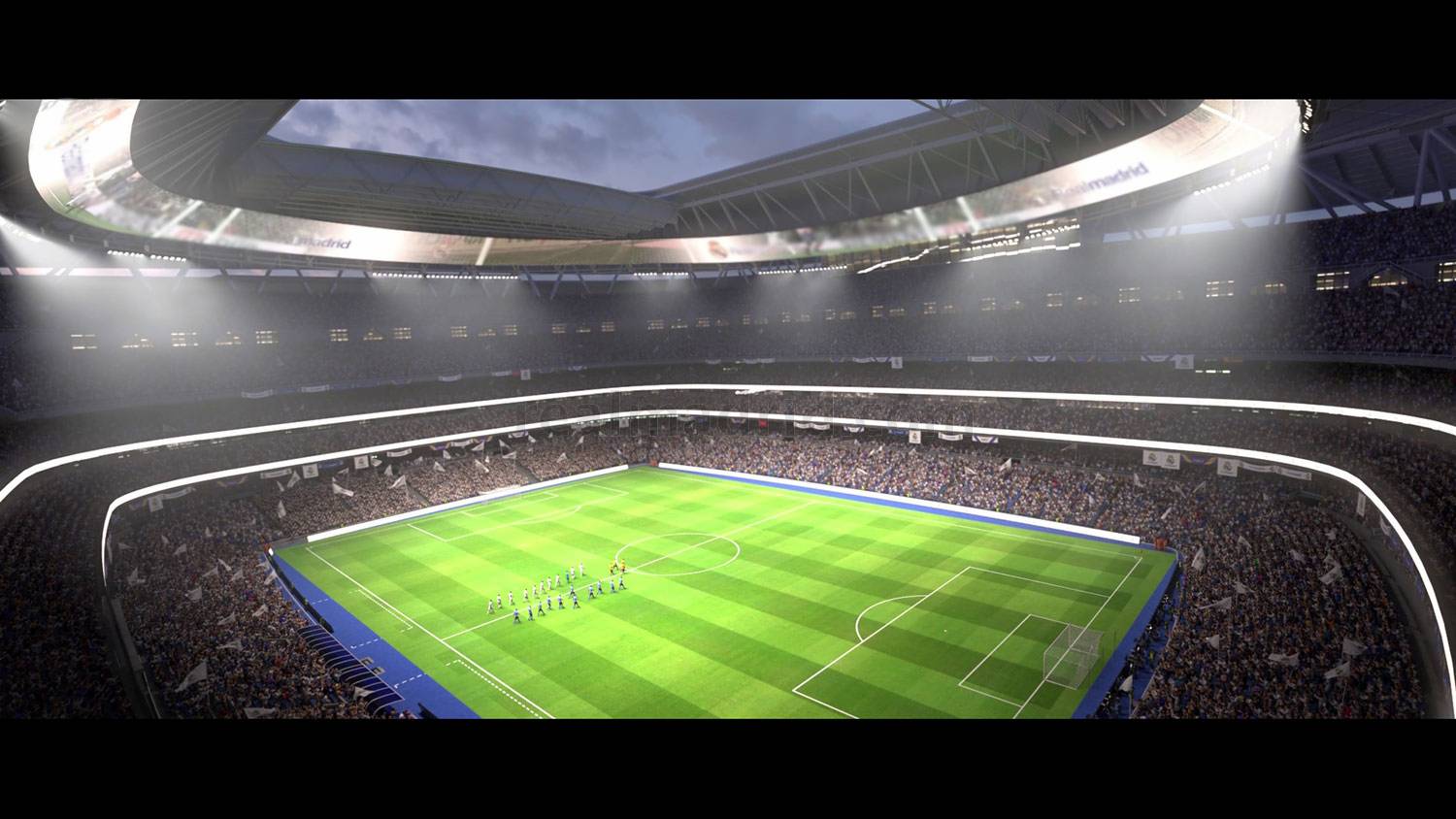 Real Madrid's Famed Stadium's Facelift Includes Giant Halo LED Display