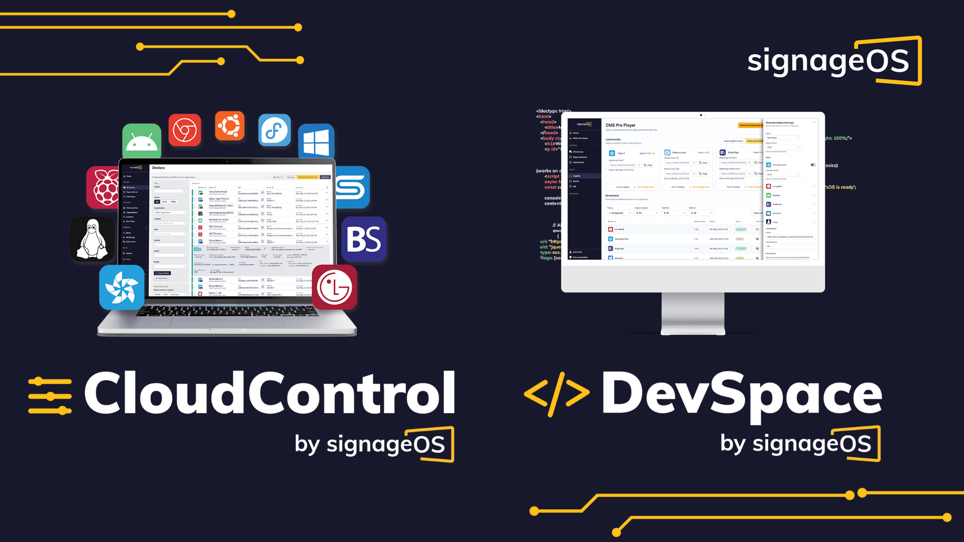 signageOS Unveils CloudControl and DevSpace to Drive Tailored Value to its Customers