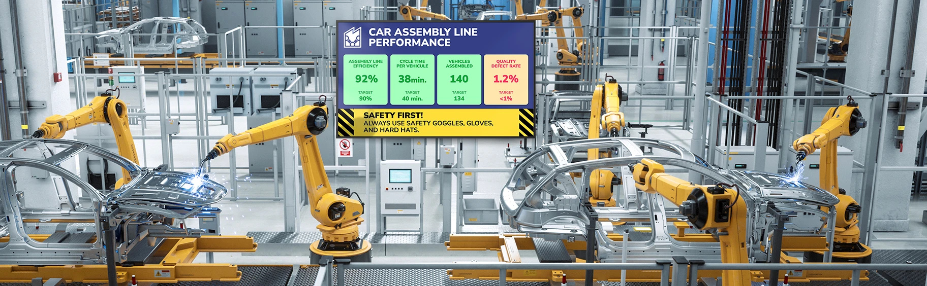Manufacturing Digital Signage