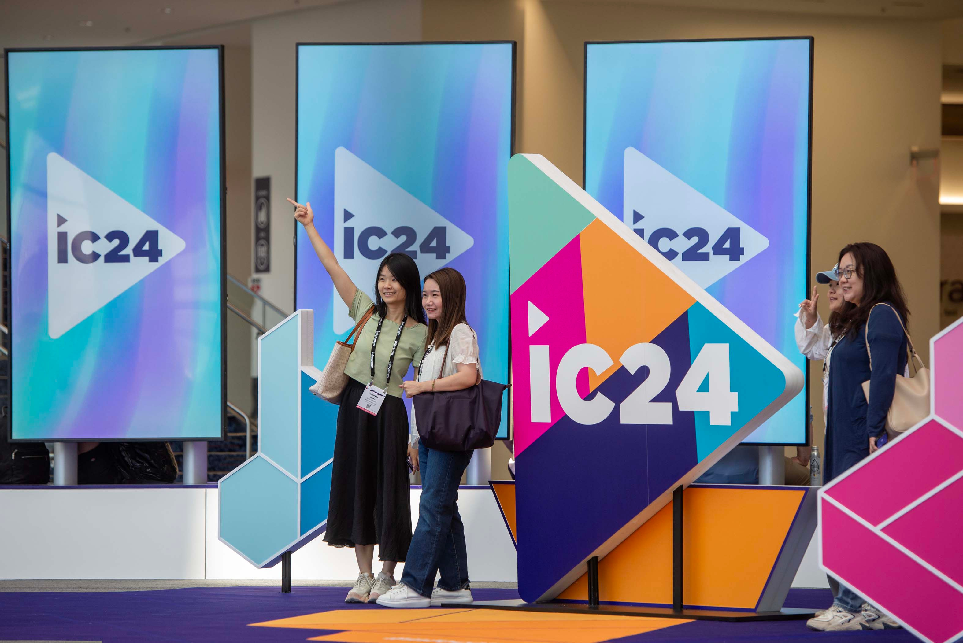 Mais de 30.000 participantes desfrutaram da InfoComm 2024!