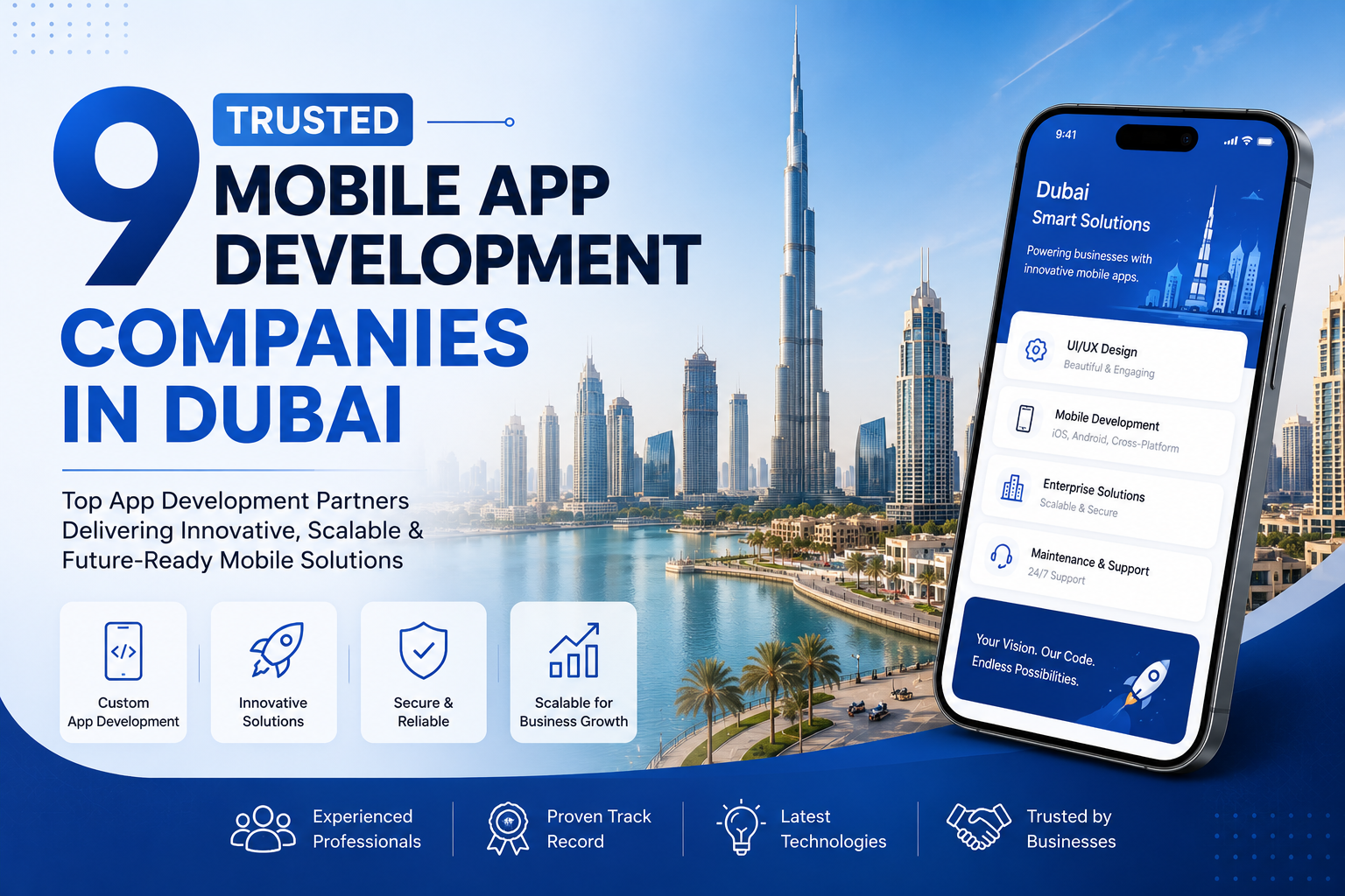 9 Trusted Mobile App Development Companies in Dubai