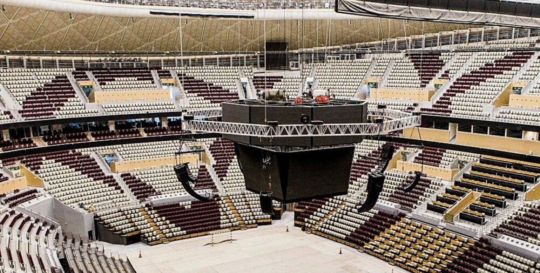 Behind the Scenes of Installing One of the Largest LED Scoreboards in the Middle East
