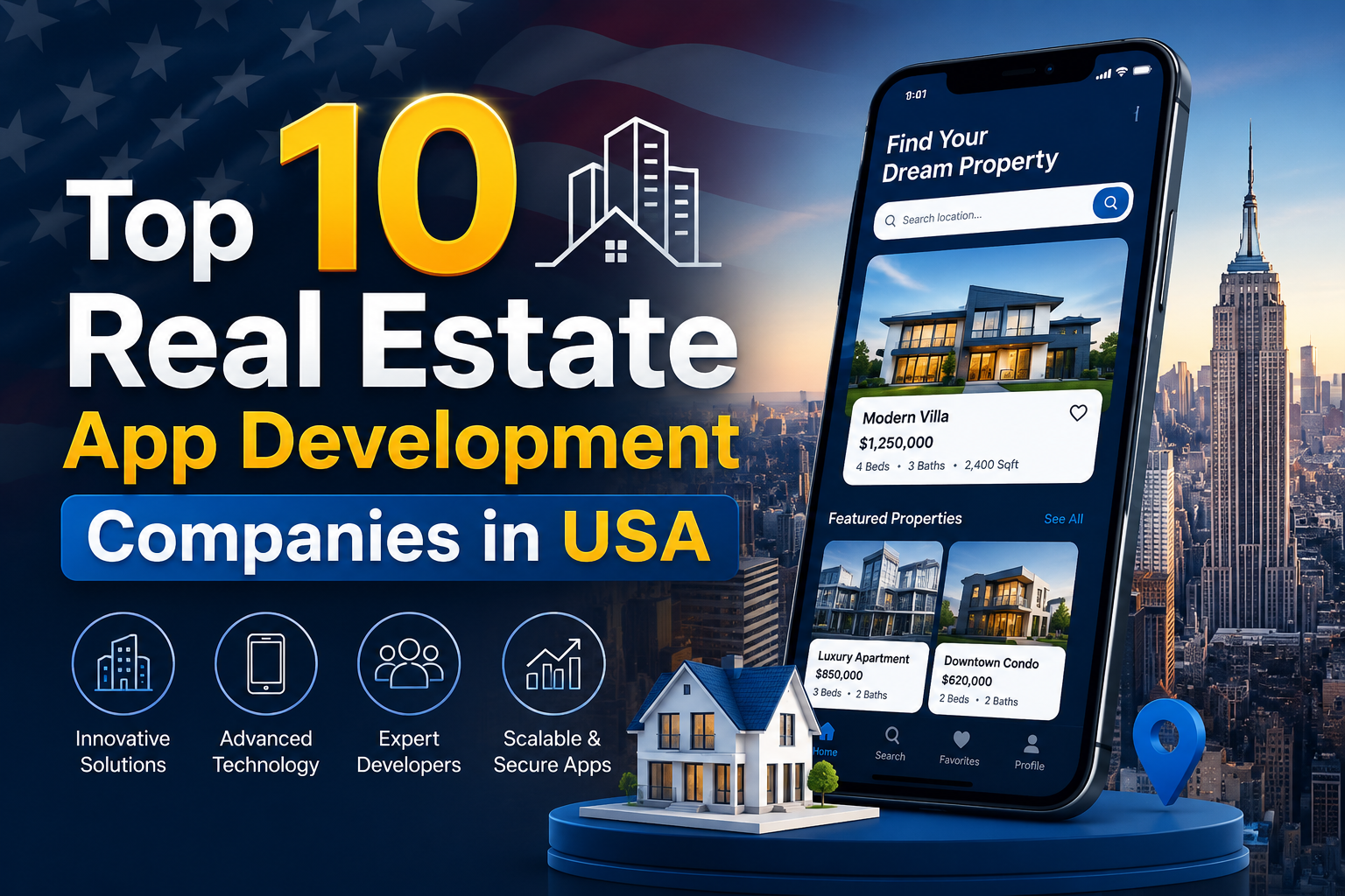Top 10 Real Estate App Development Companies in USA (2026)