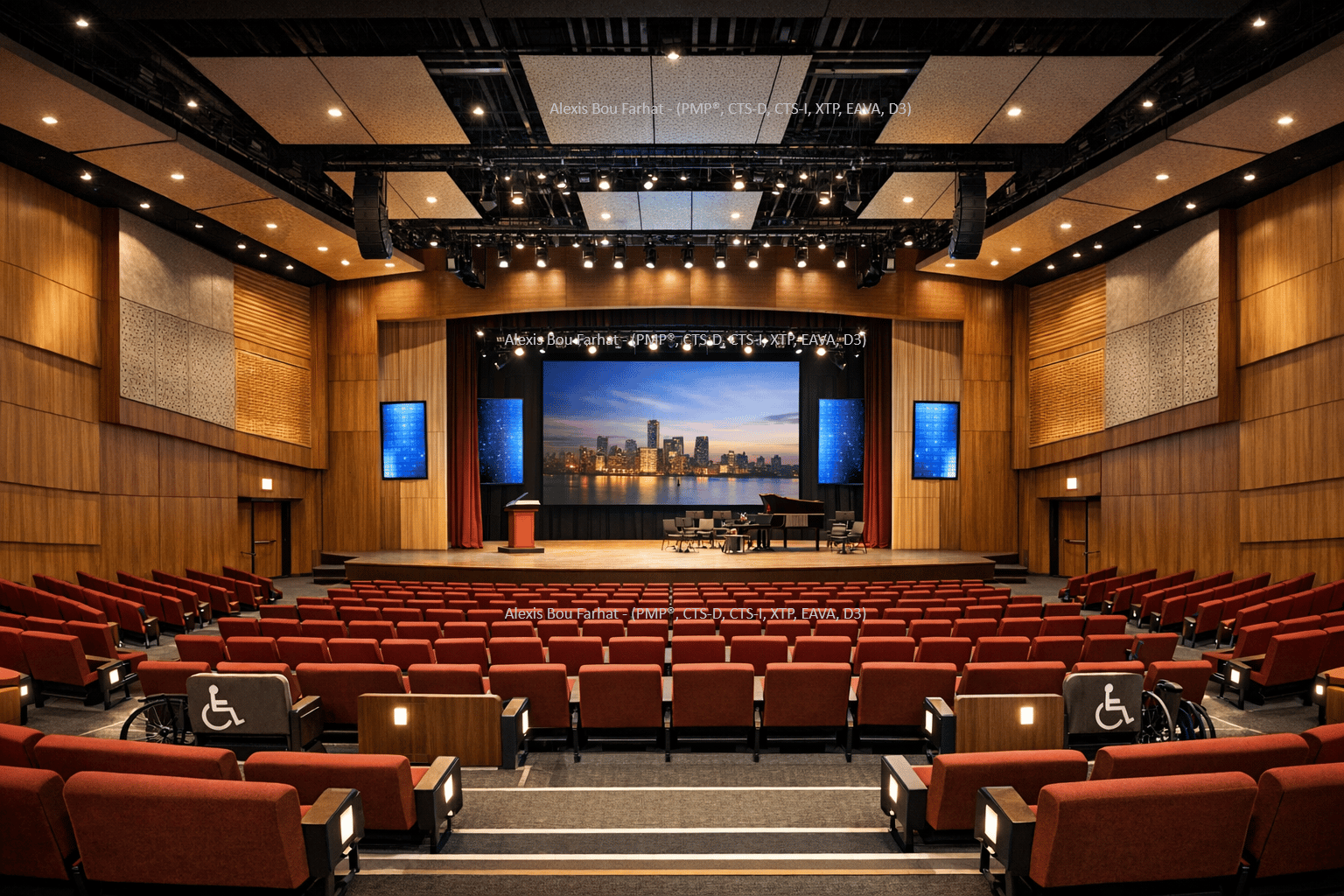 LetsTalkAVbyAlexis Series: Episode 6:Designing a Successful Auditorium: Where Acoustics, Technology and Intent Converge 