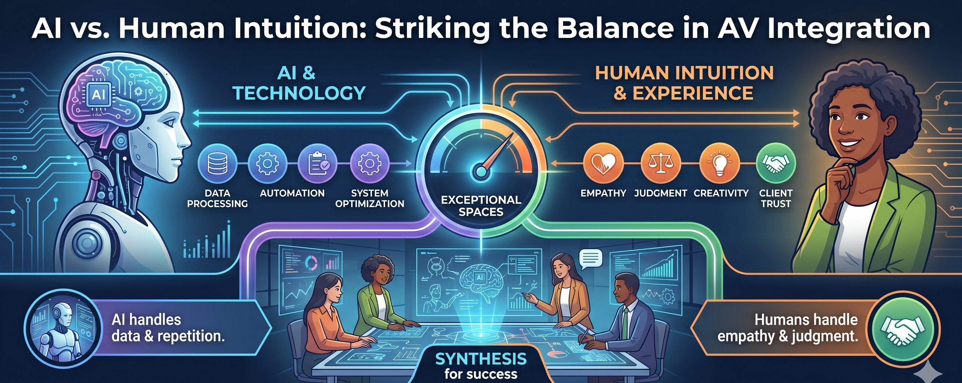 AI vs. Human Intuition: Striking the Balance in AV Integration