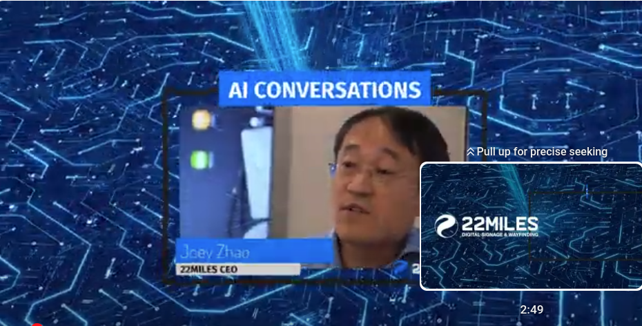AI Wayfinding Digital Signage - How It Works Best by 22Miles