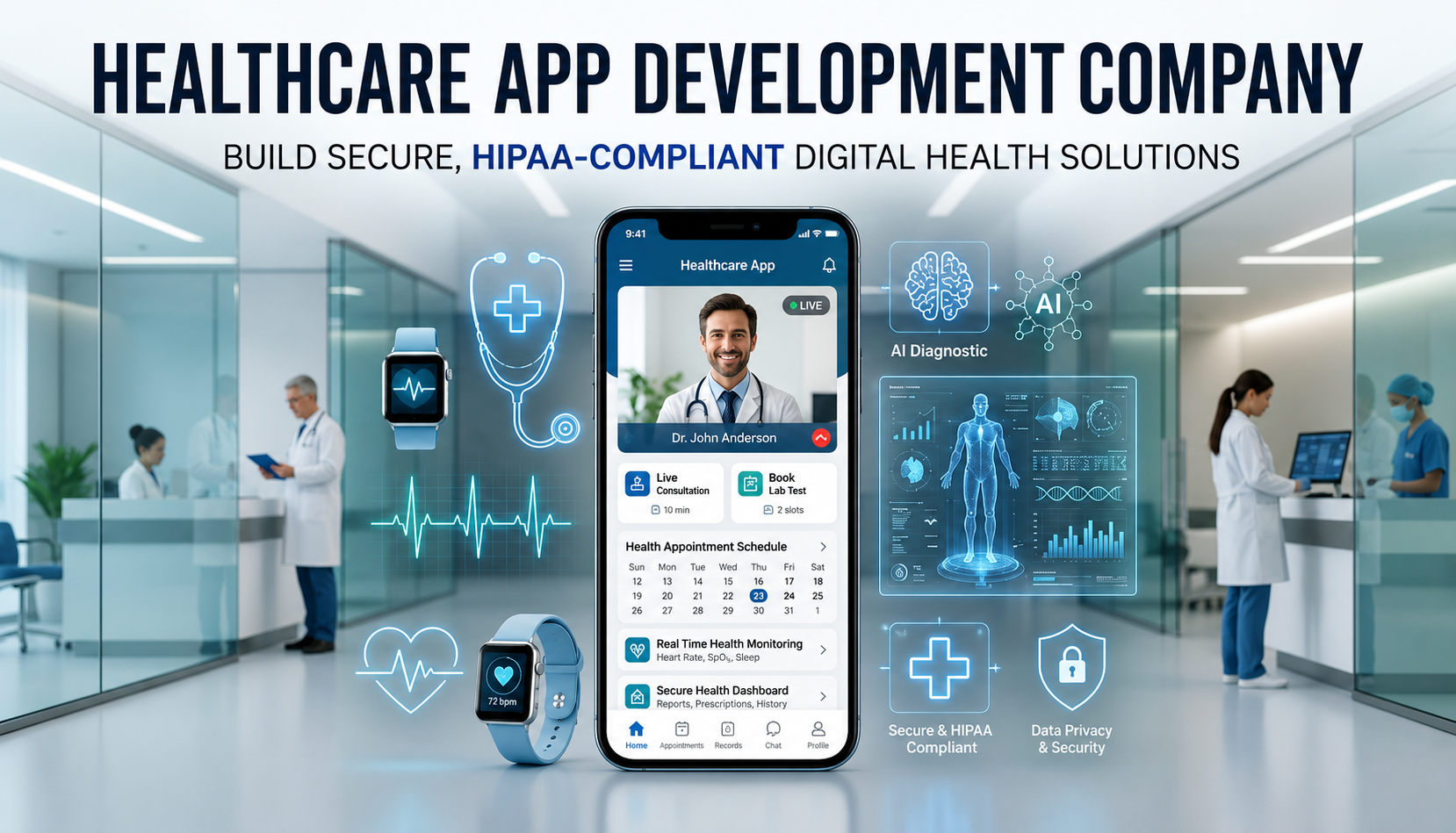 Best 8 Healthcare App Development Companies in Dubai (UAE)