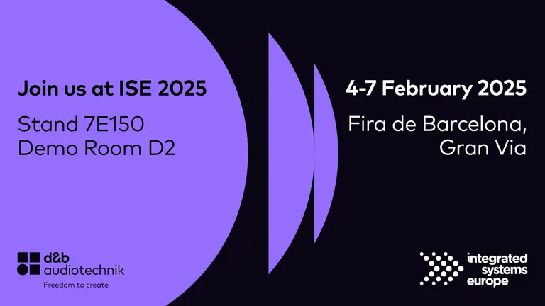 d&b audiotechnik at ISE 2025: Innovation Meets Immersion