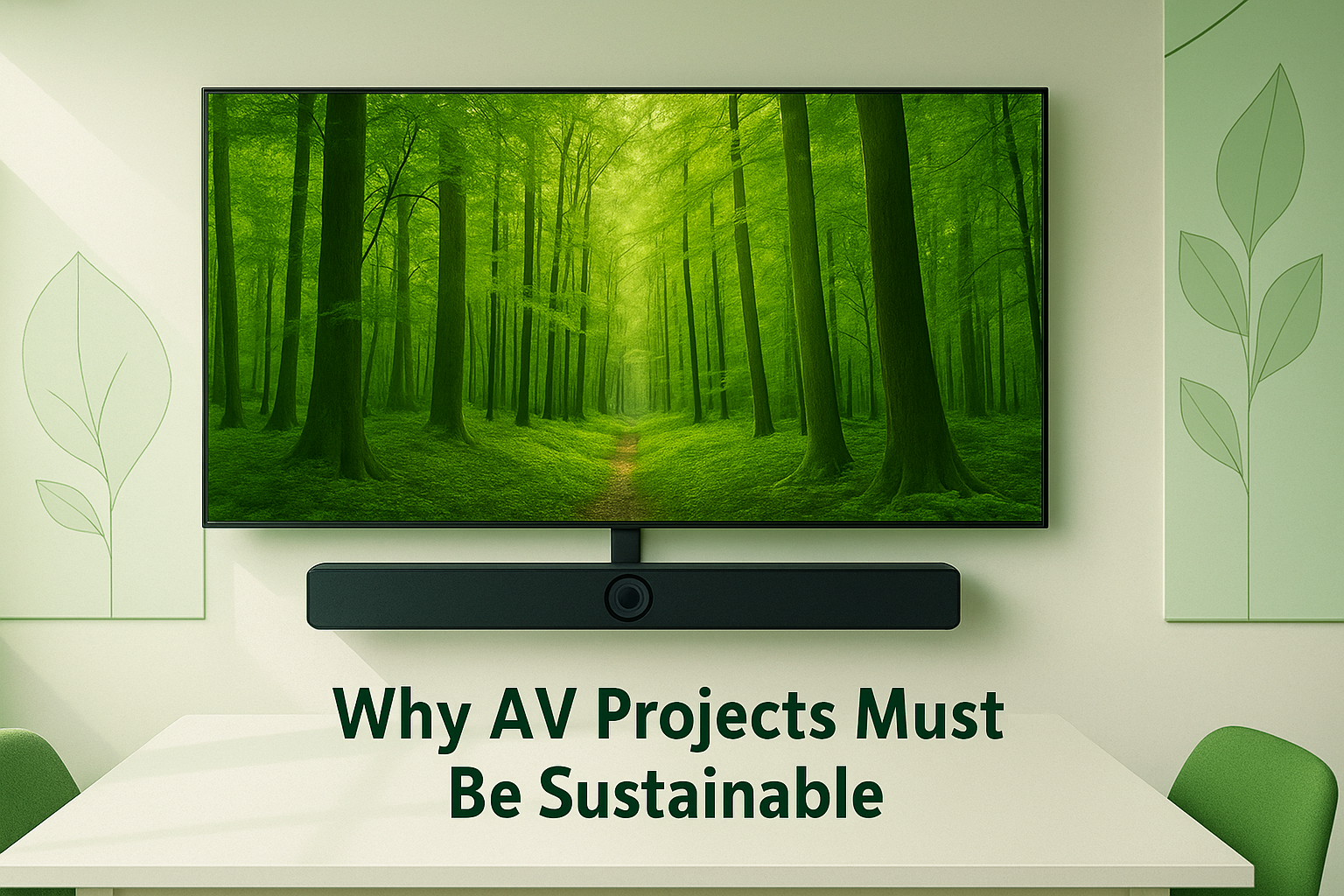 Why AV Projects MUST Be Sustainable