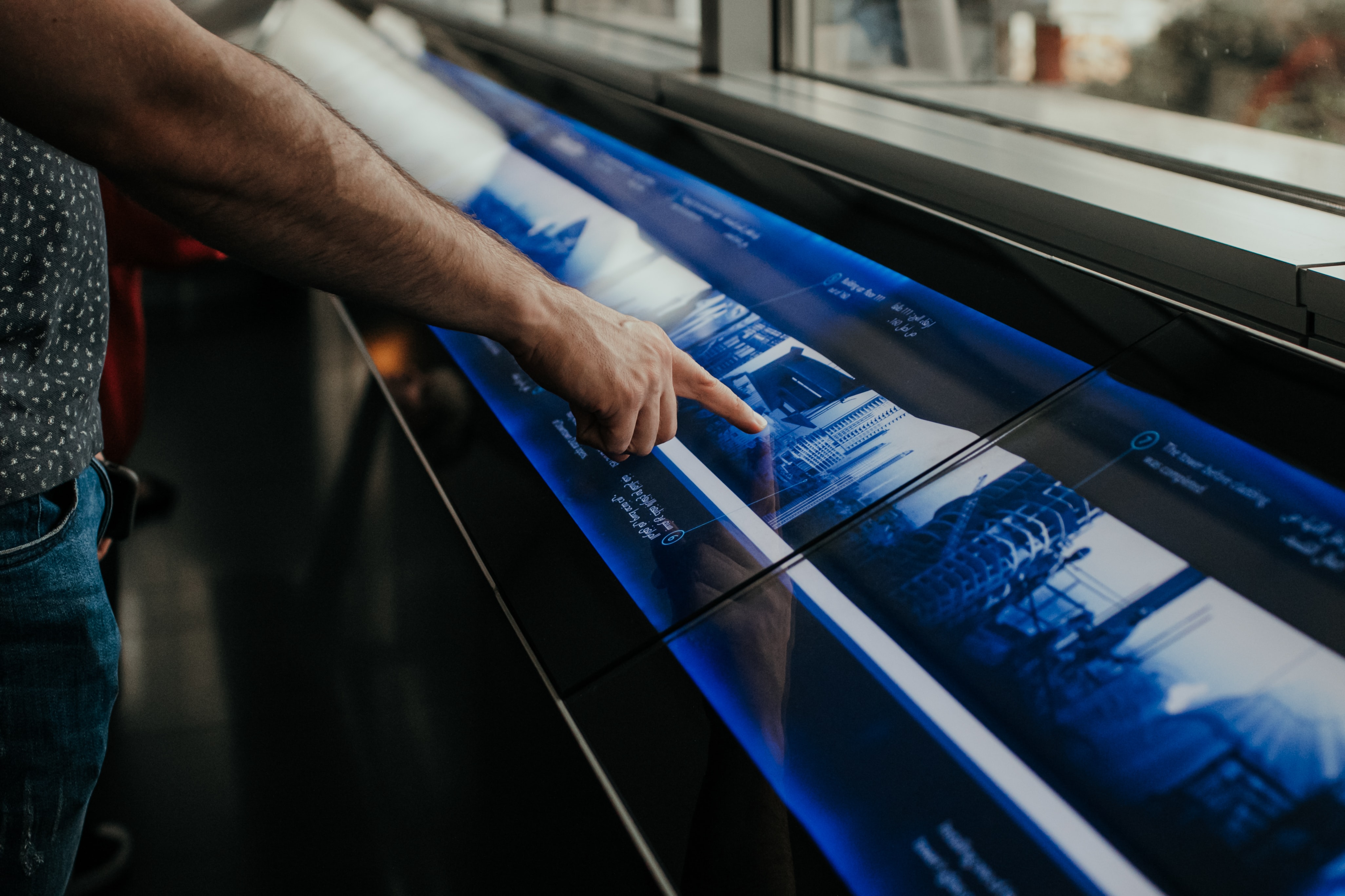 Keeping in Touch with Touch and Gesture Displays