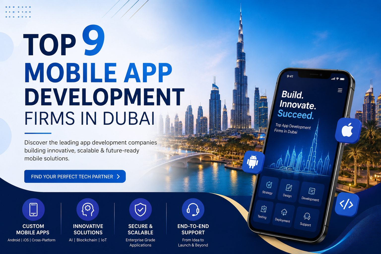 Top 9 Mobile App Development Firms in Dubai