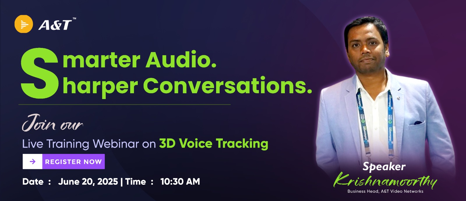 Webinar! Master Real-Time 3D Voice Tracking with AVer FONE700