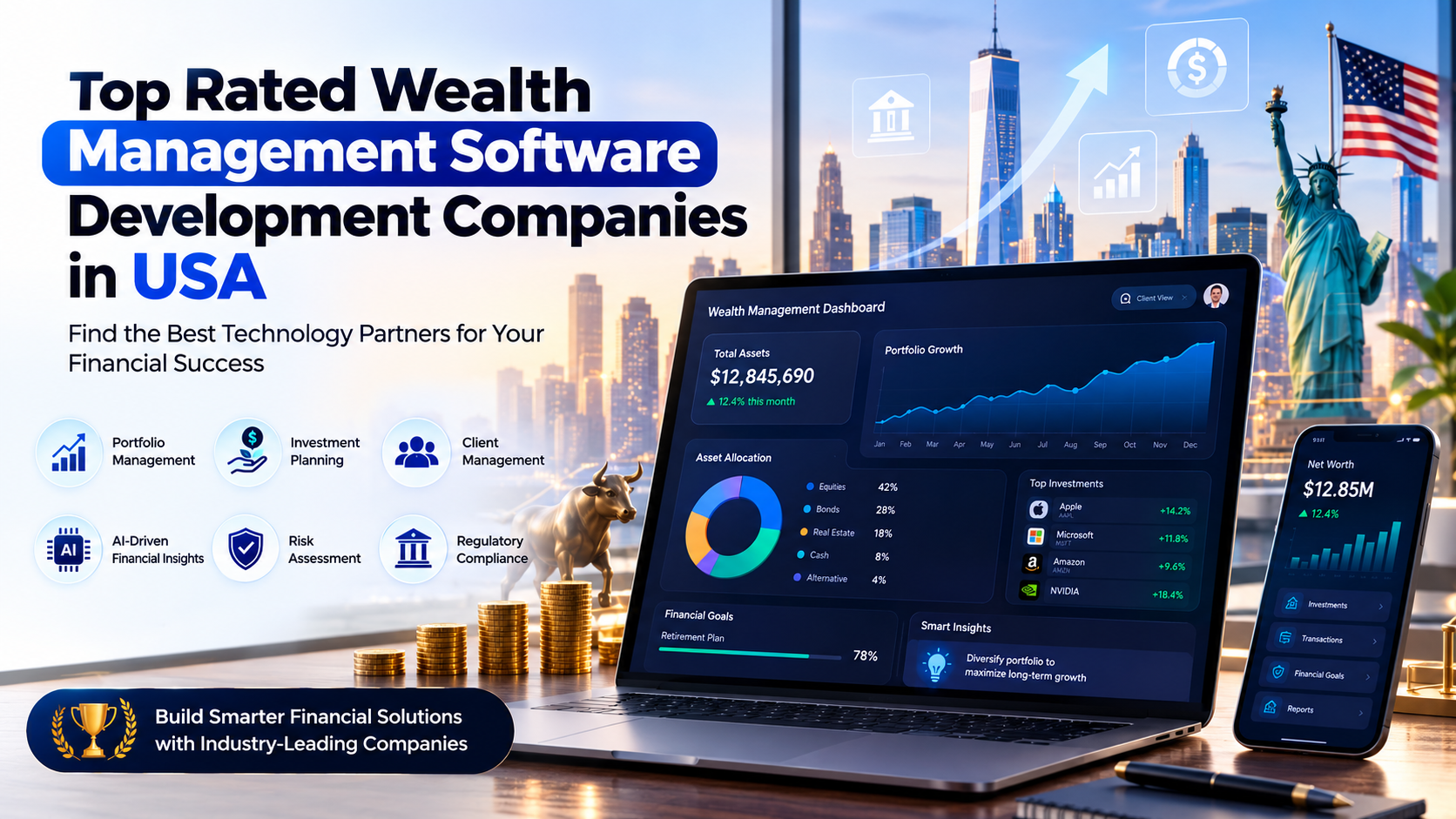 Top Rated Wealth Management Software Development Companies in USA