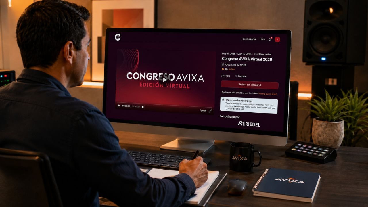 Congreso AVIXA Virtual 2026: cinco sesiones para volver a ver
