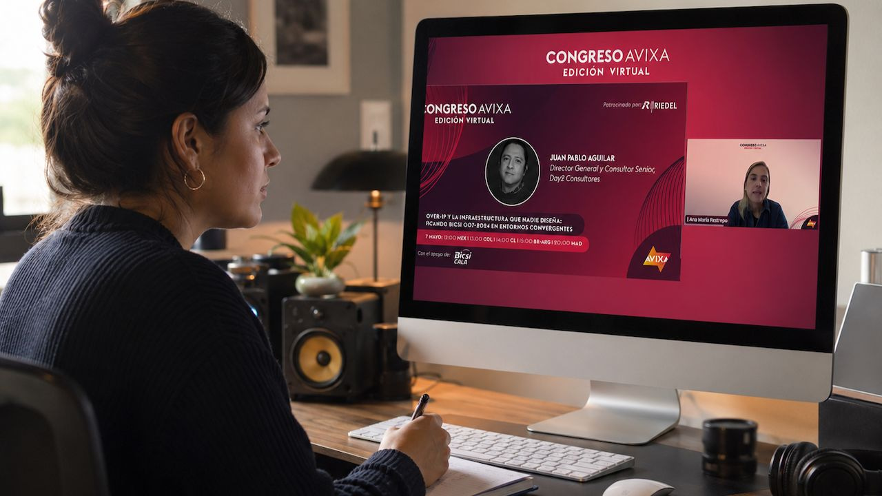 Congreso AVIXA Virtual 2026 reunió a profesionales de toda la región