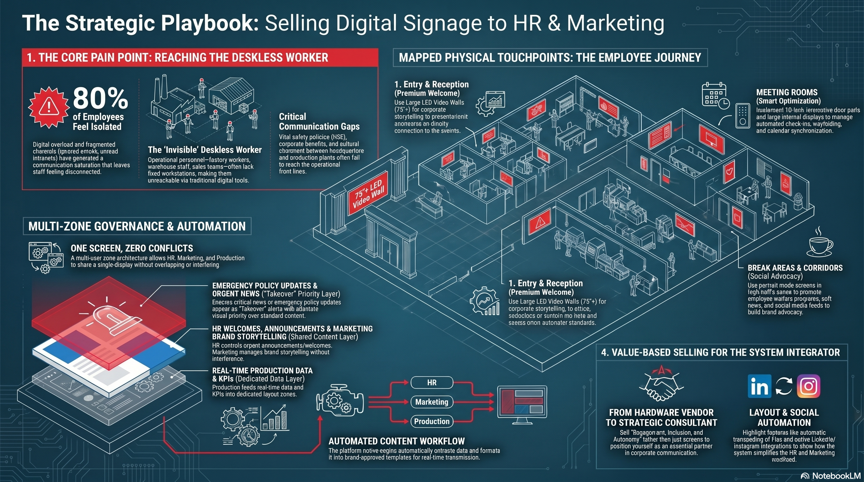 Beyond the Screen: A Strategic Guide to Selling Digital Signage to HR and Marketing