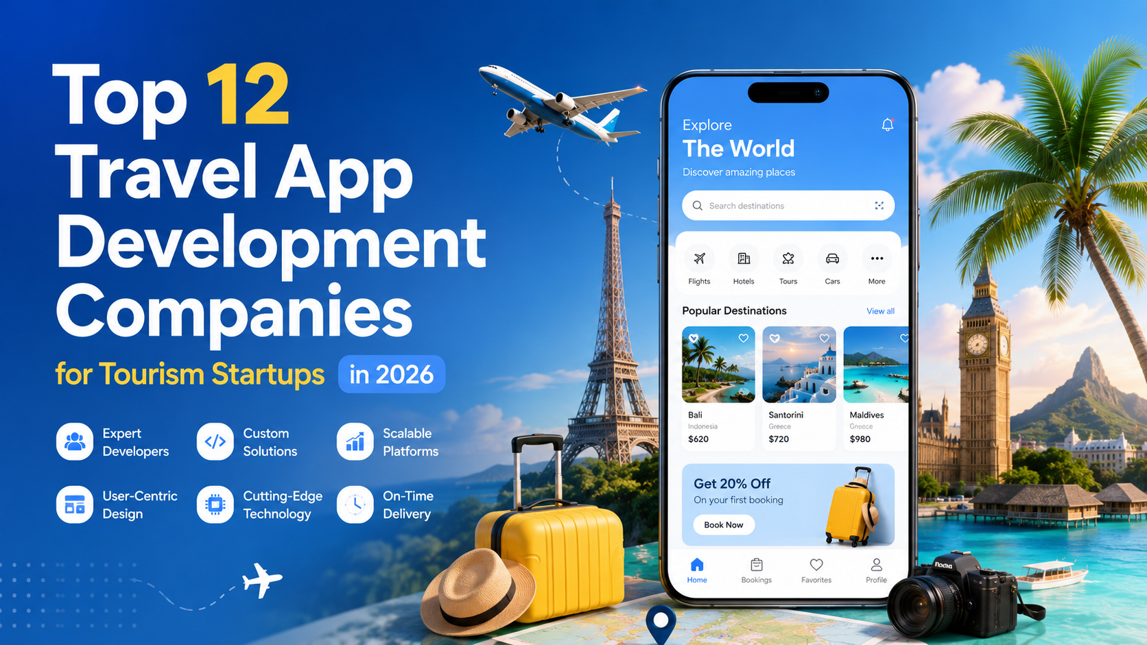 Top 12 Travel App Development Companies for Tourism Startups in 2026