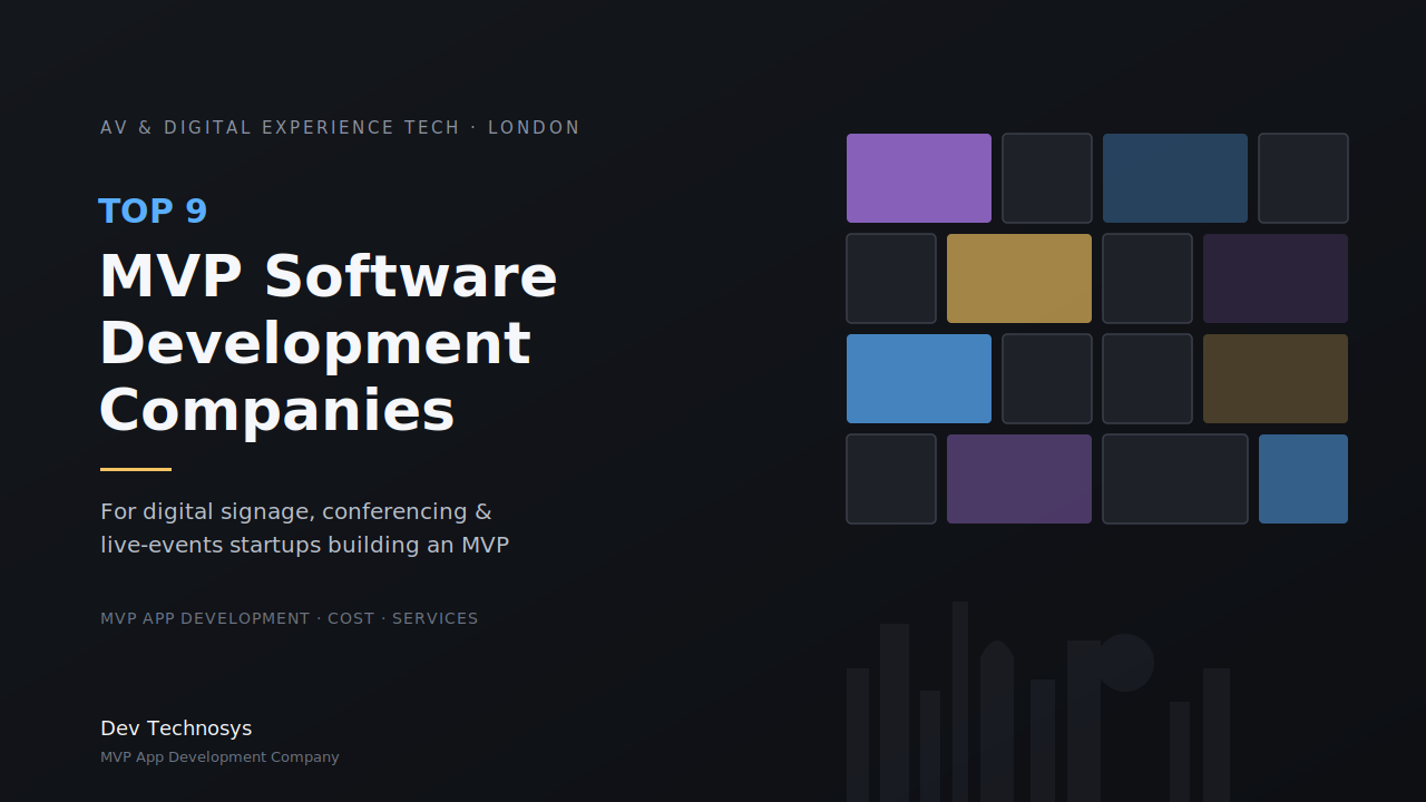 Top 9 MVP Software Development Companies in London for AV & Digital Experience Startups (2026)