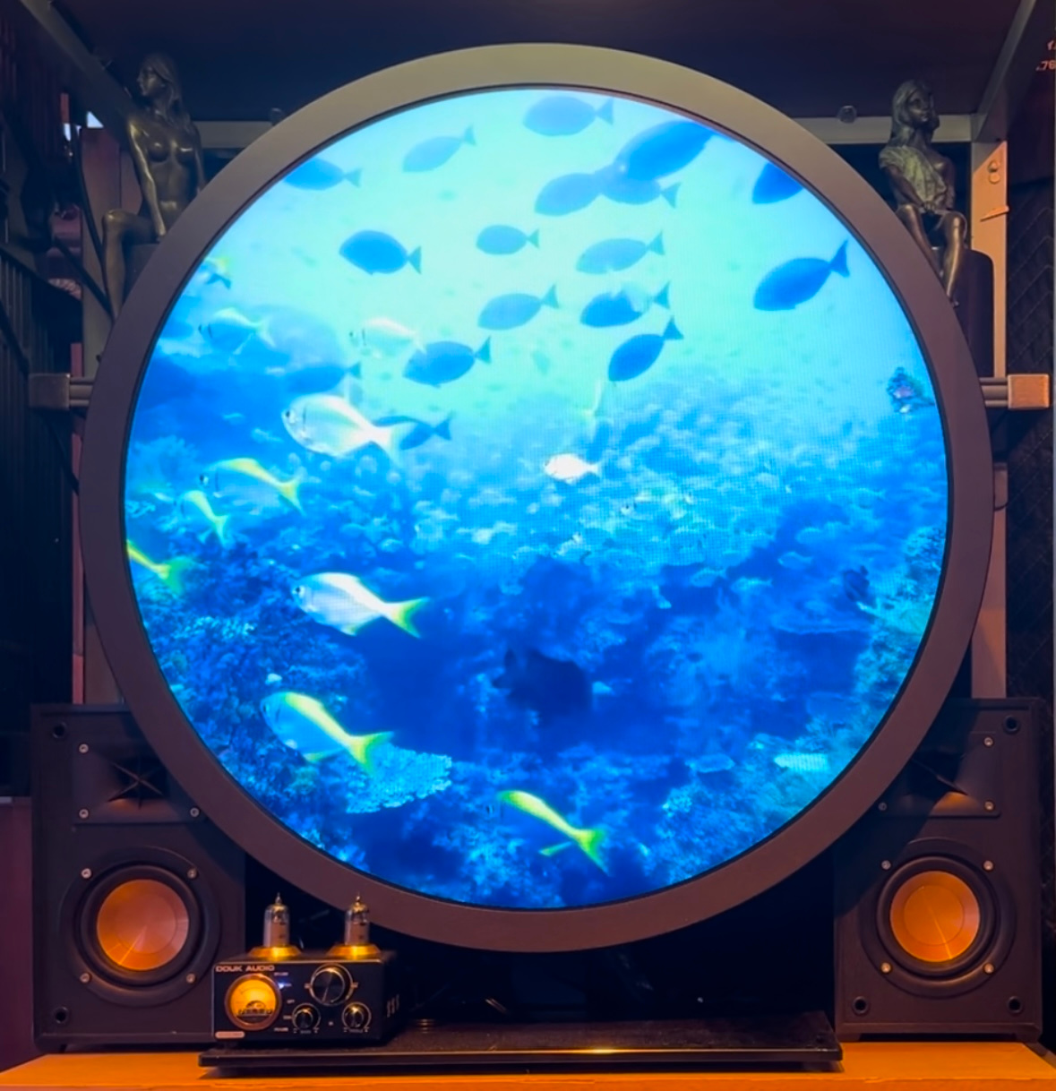  World's First Round Shape LCD Smart TV from Nova Vision NY